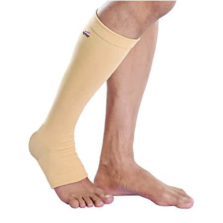 Compression Below Knee Open Toe Stocking