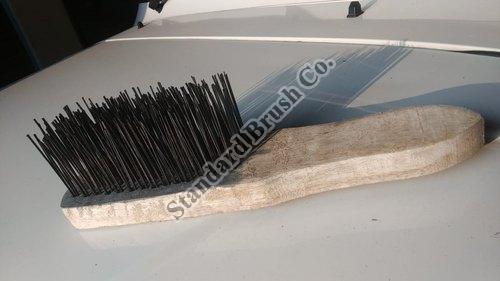 Wooden Foundry Brush with Handle