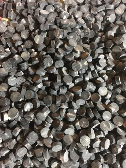 Buffalo Horn Real Gava( White St-reap) Button