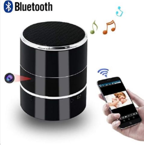 WiFi  Bluetooth Speaker Hidden Camera