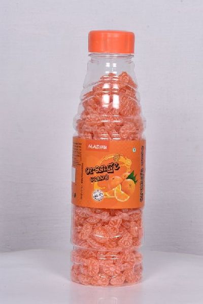 Madhu Orange Candy Bottle