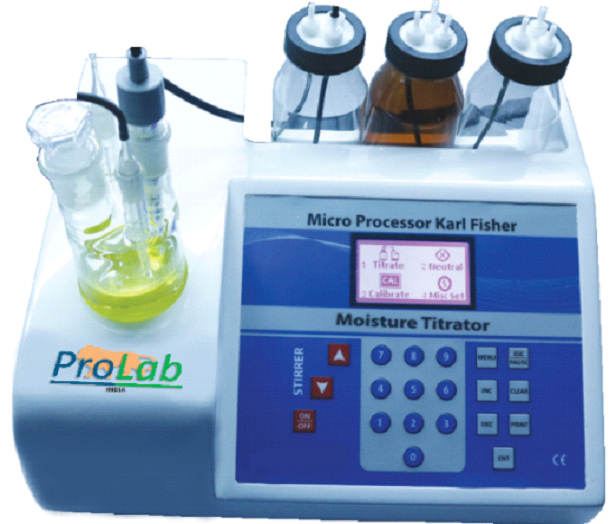 Digital Microprocessor Based Automatic Karl Fischer Titration Apparatus