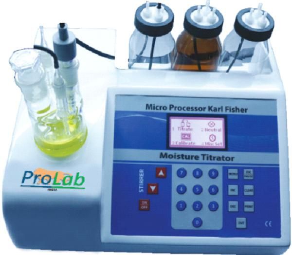 Digital Microprocessor Based Automatic Karl Fischer Titration Apparatus