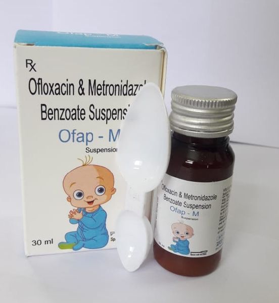 Ofloxacin and Metronidazole Benzoate Suspension