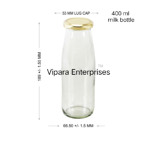 450 ml Glass Milk Bottle