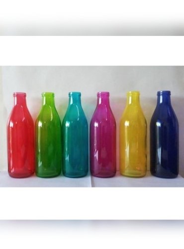 Coloured Glass Bottle