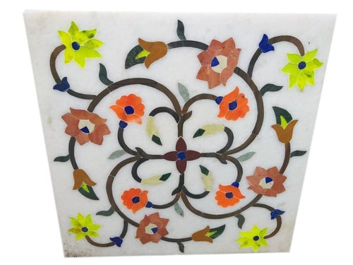 Marble Inlay Rectangle Tiles