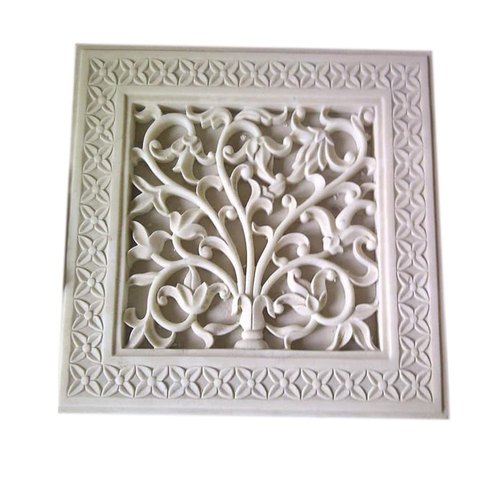 Marble Inlay Square Panel