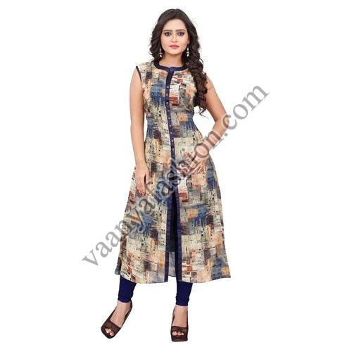 Front Slit long Kurti at Rs.599/Piece in surat offer by panchhi creation-sonxechinhhang.vn