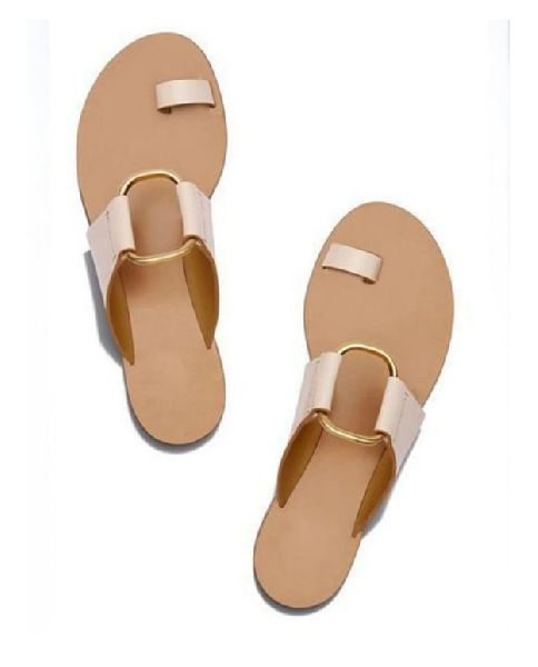Synthetic Leather Talk of the Town Flat Sandals