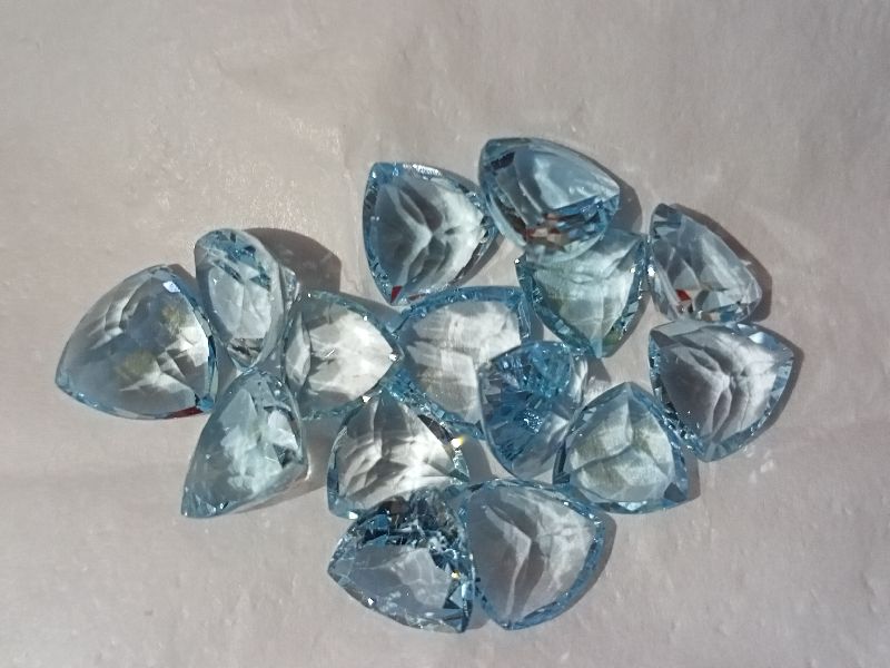 Natural Blue Topaz Cut Stone