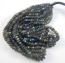 Natural Labradorite Plain Smooth Beads