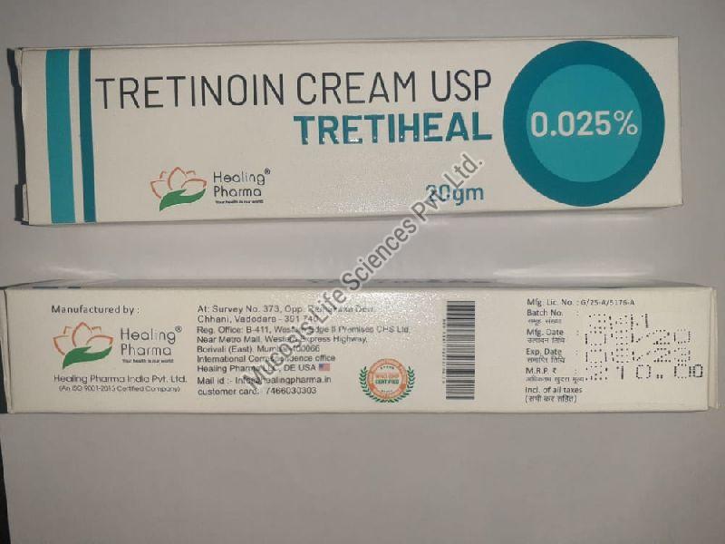 Tretiheal 0.025% Cream
