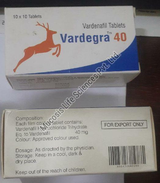 Vardegra 40 Tablets
