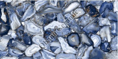 Azurite Blue High Gloss Collection GVT-PGVT Vitrified Tile