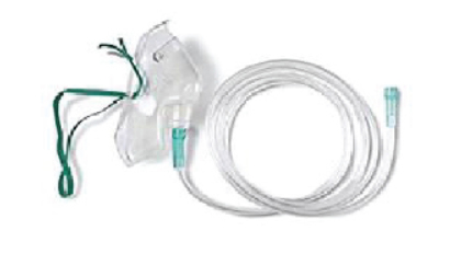 Oxygen Mask with Nose Clip