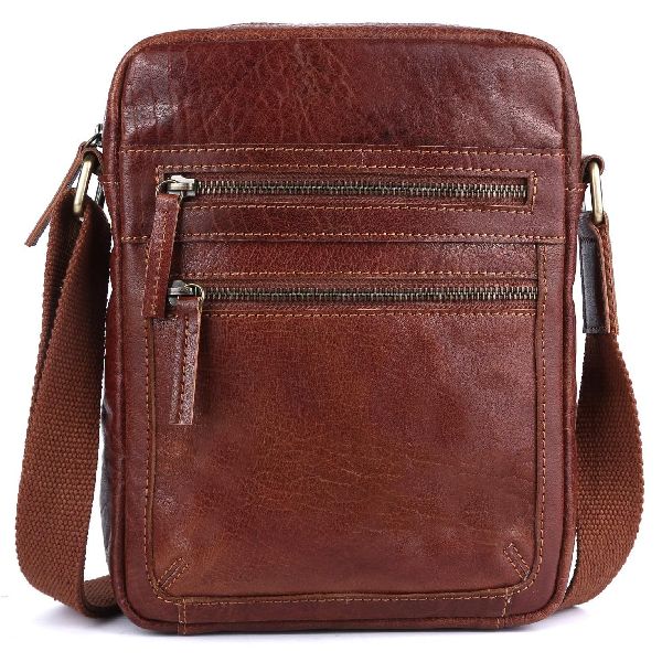 Leather Travel Sling Bag