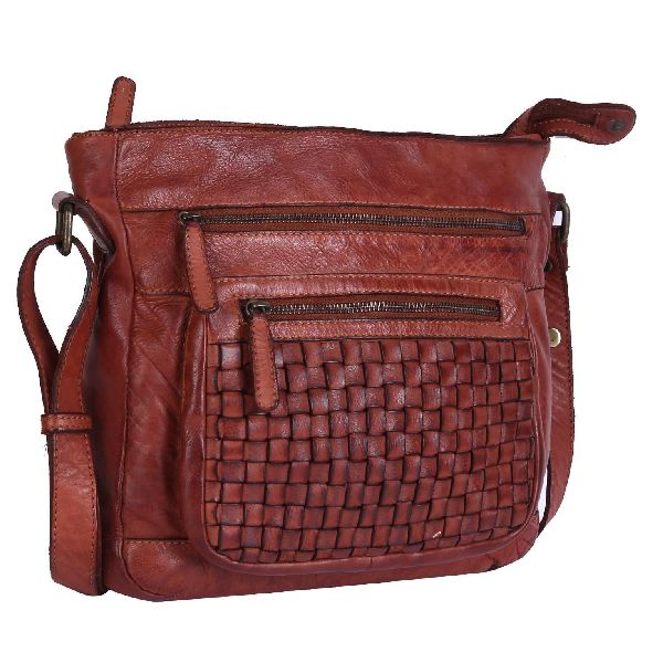 Milano Leather Messenger Bag