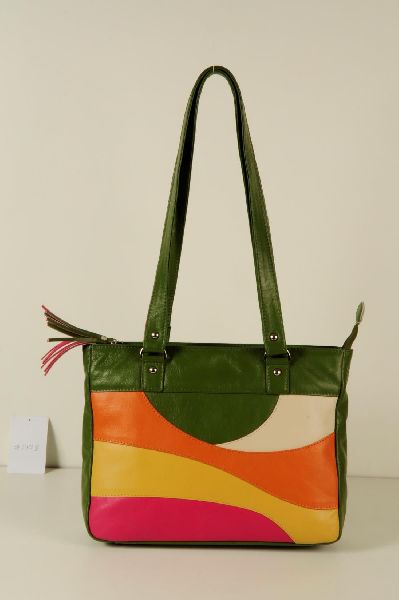 Multicolor Leather Handbag