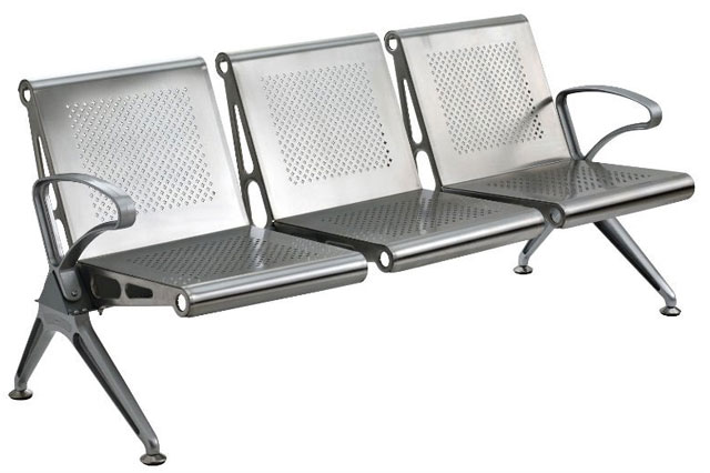 Stainless Steel 3 Seater Bench