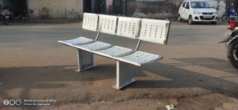 Stainless Steel 4 Seater Bench