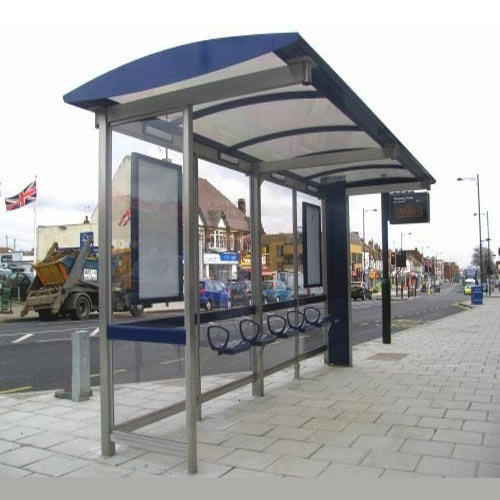 Stainless Steel Bus Stop Shelter