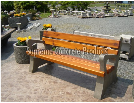Precast Concrete Bench