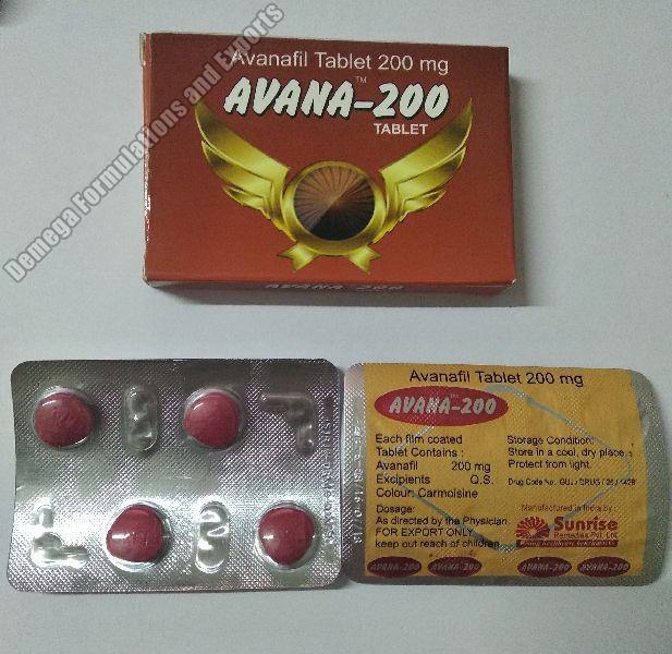 Avana 200 mg Tablet