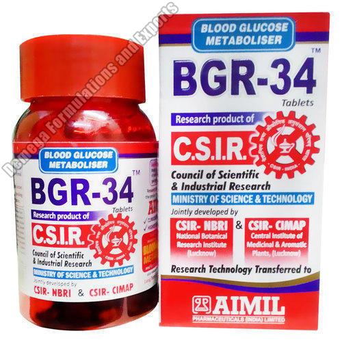BGR-34 Diabetic Tablets