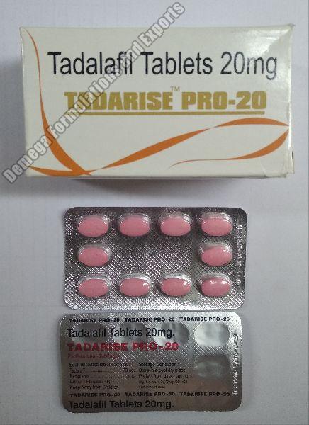 Tadarise Pro 20 mg Tablet