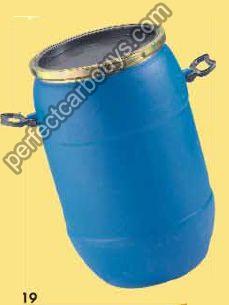 50 Ltrs Round Full Open Mouth Barrel with C Shape Metal Ring