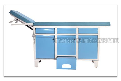 Hospital Examination Table With Cabinet
