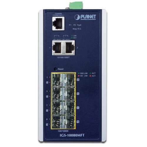 IGS-10080MFT Managed Ethernet Switch