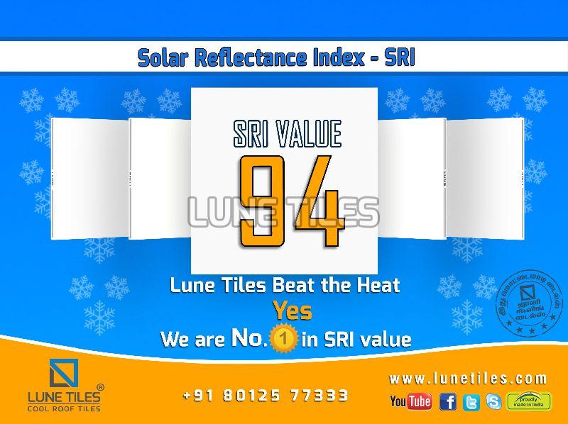  Solar Reflectance Index Thermal Insulation Roof Tiles