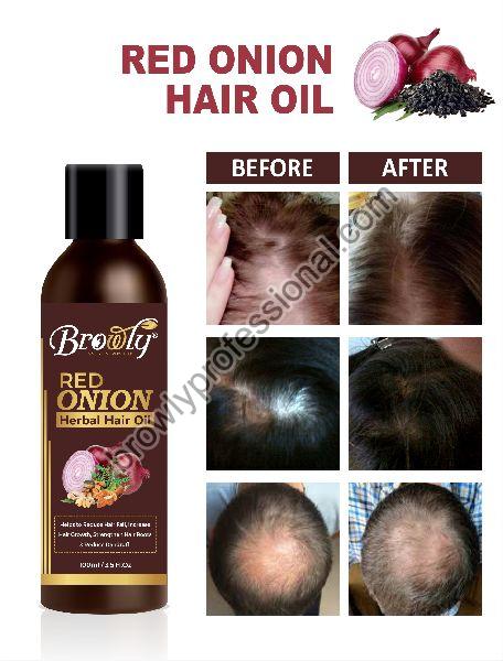 Red onion hair oil