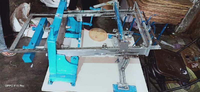 Flat Bottle Cap Top Screen Printing Machine