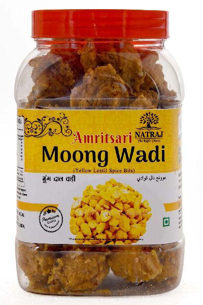 Natraj The Right Choice Amritsari Moong Dal Wadi | Sun Dried Lentil Spice Bits - 300gm