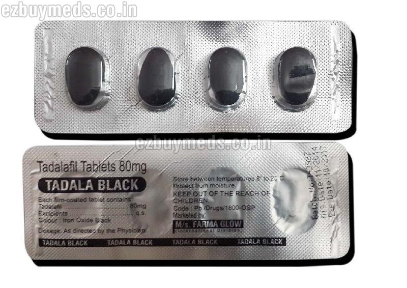 Tadalafil Black 80mg Tablets