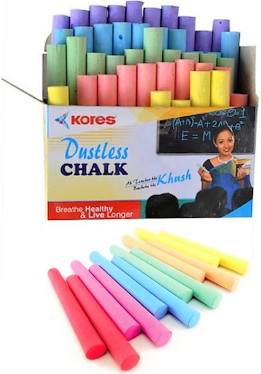 Kores Dustless Coloured Chalk