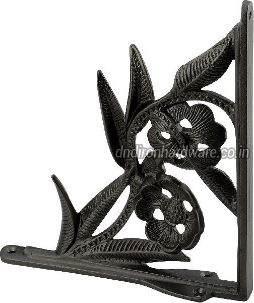 Decorative leaf cast iron self bracket