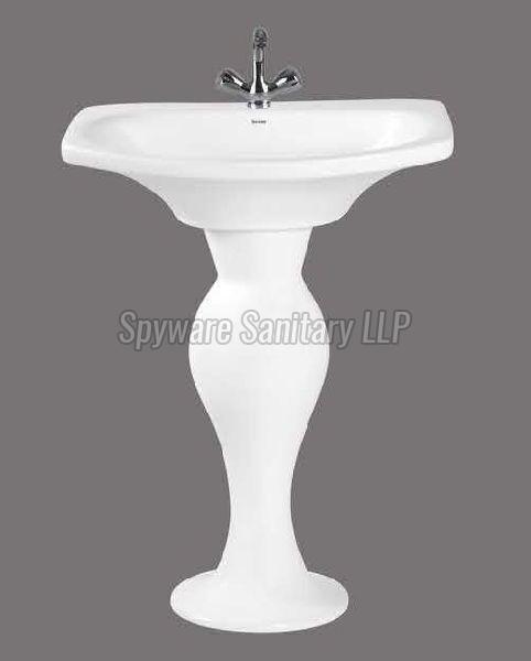 Secmi Full Pedestal Wash Basin