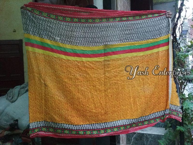 Multicolor Old Cotton Dhoti 02