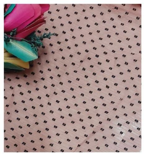 CHIFFON BLACK BUTTA FABRIC