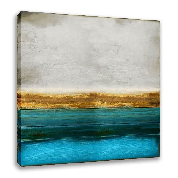 Gold Onturquoise 12354 | Seascape Painting | Ocean Sea Painting