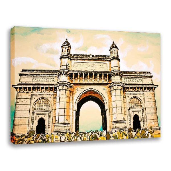 Gateway of India- Canvas Art Painting | Monuments Painting