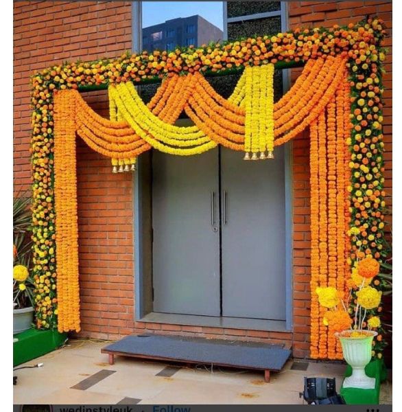 Artificial Marigold Flower Garland