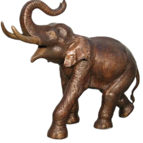 Copper Elephant Statue