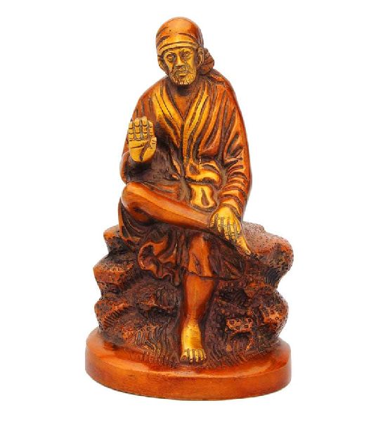 Copper Sai Baba Statue