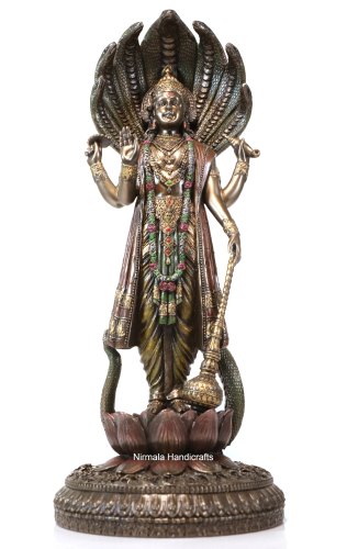 Copper Vishnu Ji Statue
