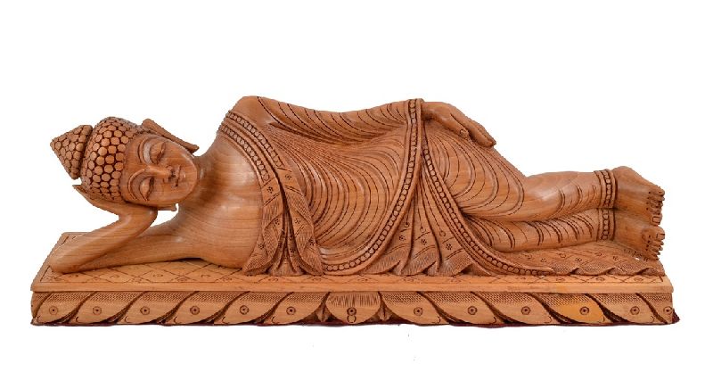 Wooden Sleeping Buddha